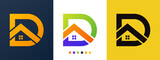 d Letter Real Estate Logo Design - Real estate logo 
