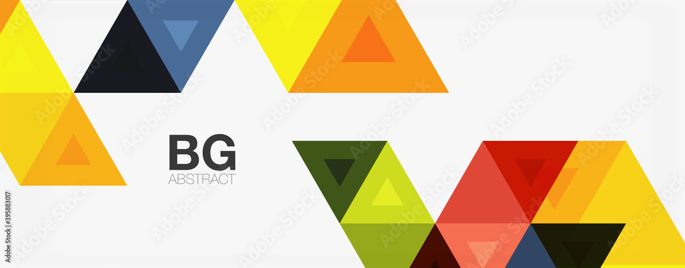Mosaic triangle pattern abstract background for cover, banner, flyer and poster and other template Mosaic triangle pattern abstract background for cover, banner, flyer and poster and other template