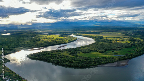 Kamchatka river in kozirevsk © Andrew
