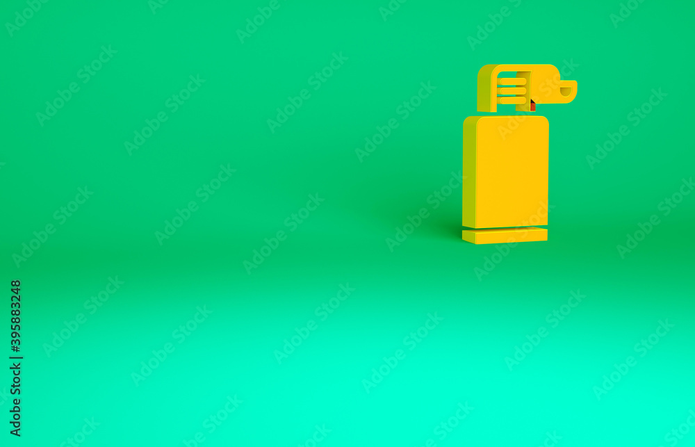 Orange Cash register machine with a check icon isolated on green background. Cashier sign. Cashbox symbol. Minimalism concept. 3d illustration 3D render. Orange Cash register machine with a check icon isolated on green background. Cashier sign. Cashbox symbol. Minimalism concept. 3d illustration 3D render.
