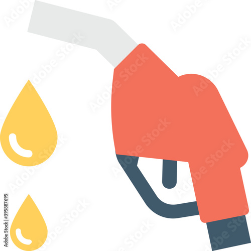 
Biofuel Flat Vector Icon
