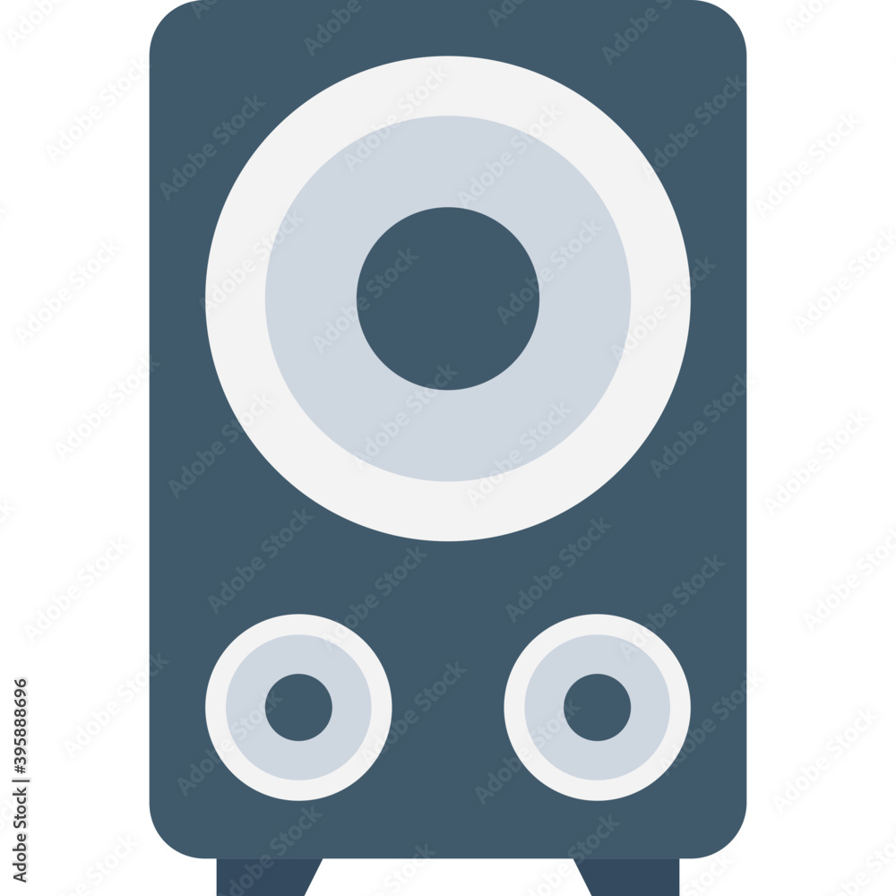 Speaker Flat Vector Icon
Speaker Flat Vector Icon