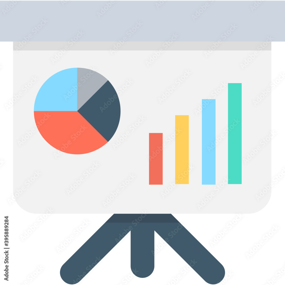Graph Presentation Vector Icon
Graph Presentation Vector Icon