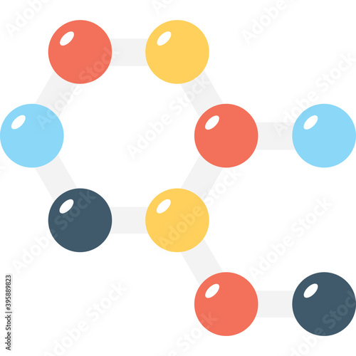 
Atom Flat Vector Icon
