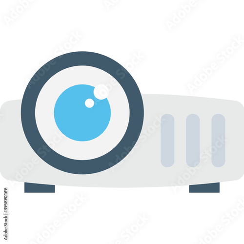 
Projector Flat Vector Icon
