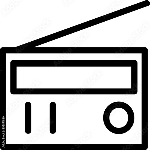 
Radio Vector Icon
