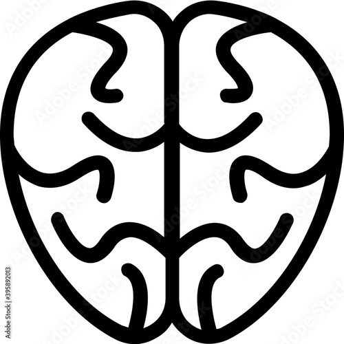 Brain Vector Icon 