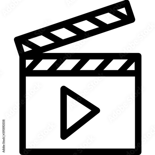 
Clapper Vector Icon
