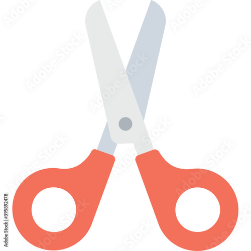 
Scissor Flat vector Icon
