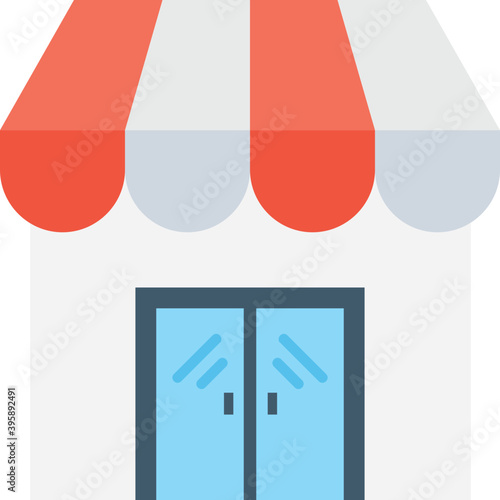 
Shop Flat vector Icon
