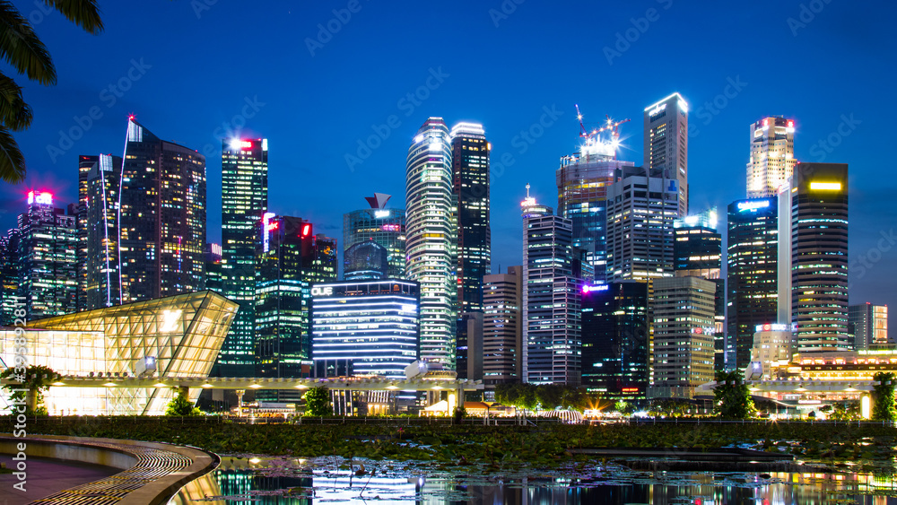 View from Marina bay, Singapore