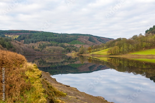 Reflections at Derwent reservoir, UK