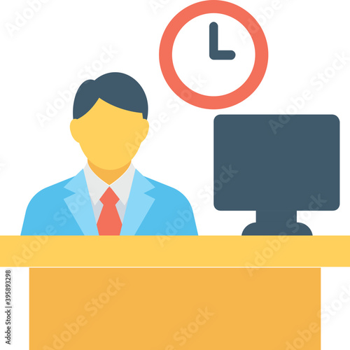 
Speech Flat Vector Icon
