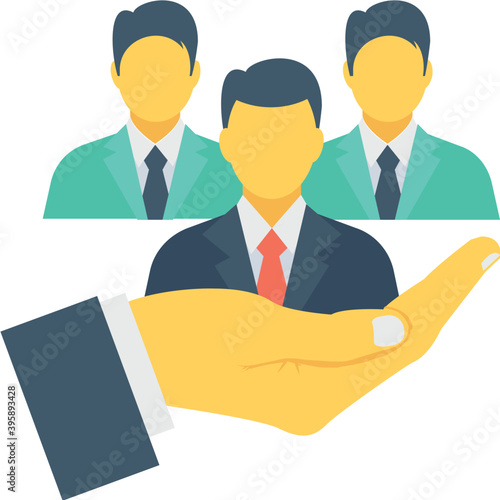 
Leader Flat Vector Icon
