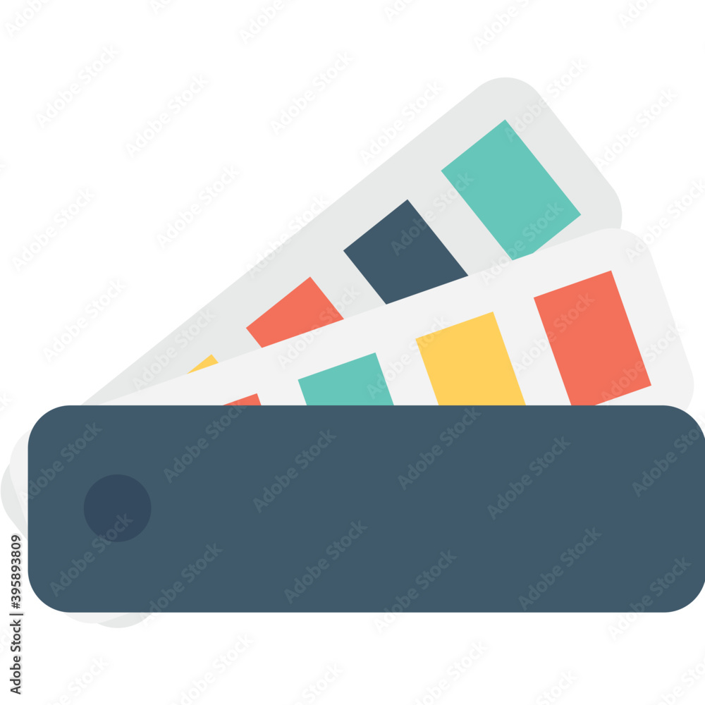 
Paint Swatch Flat Vector Icon

