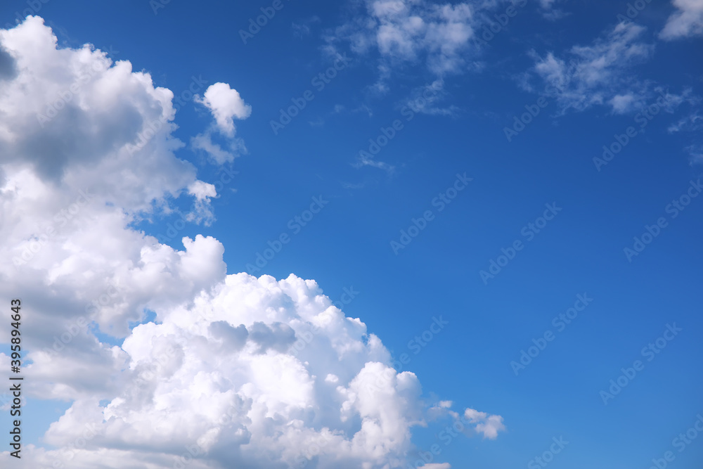 The sky is blue with clouds, beautiful by nature. The sky is blue with clouds, beautiful by nature.