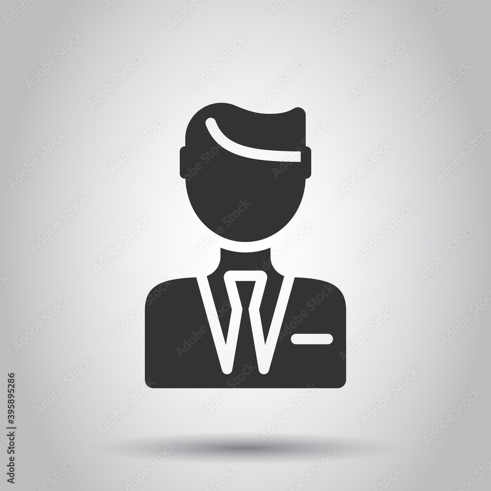 People communication icon in flat style. People vector illustration on white background. Partnership business concept. People communication icon in flat style. People vector illustration on white background. Partnership business concept.