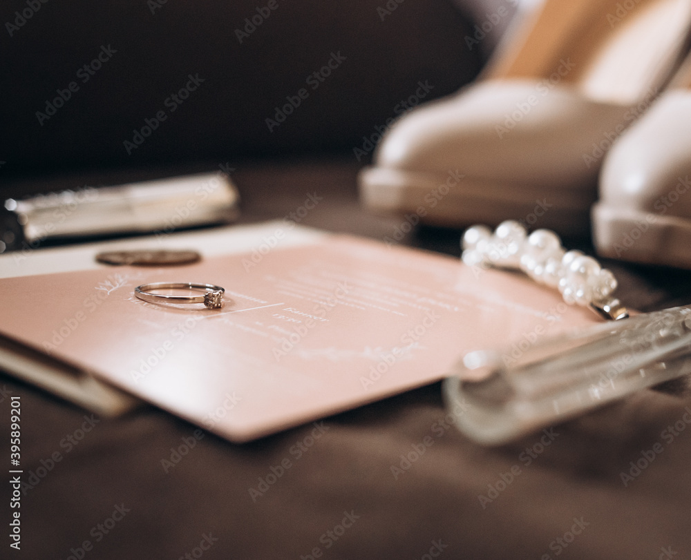 close up of credit card with rings wedding bride close up of credit card with rings wedding bride