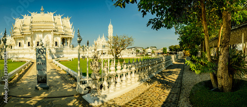 Panorama View of Rong Khun Temple photo