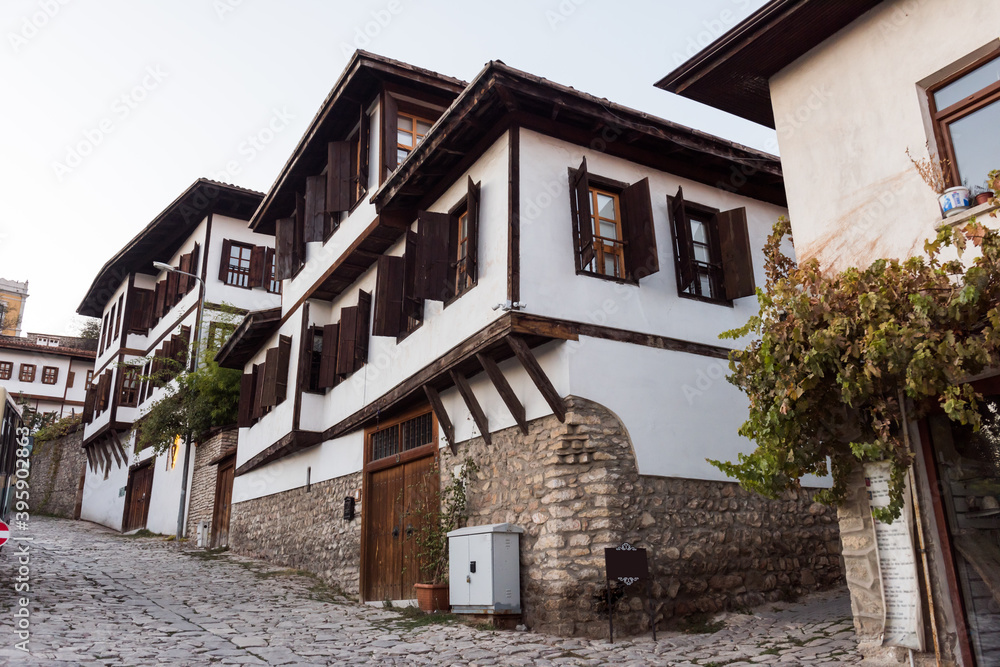 SAFRANBOLU, TURKEY. Traditional Ottoman Houses in Safranbolu. Safranbolu is district of Karabuk Province in the Black Sea region of Turkey.