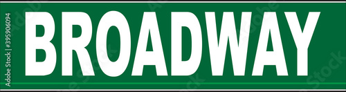 Broadway Street Sign