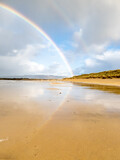 Double rainbow above Narin beach by Portnoo - Donegal, Ireland