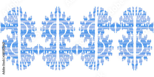 Abstract ornate bohemian element. Folk american flowers. Print flower.