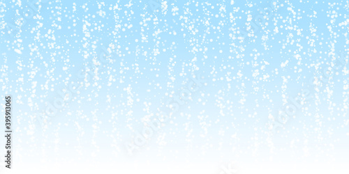 Amazing falling snow Christmas background. Subtle 