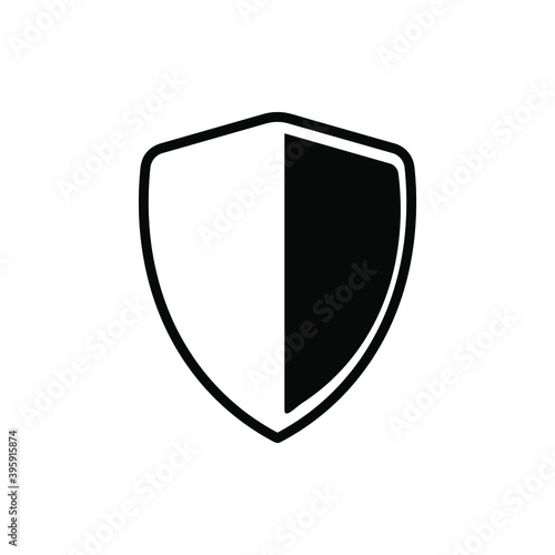 Shield icon, flat design best shield vector icon