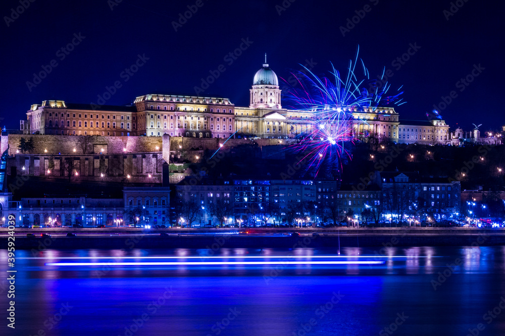 Budapest, Hungary New Year and new decade celebrations, 2020