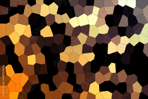 Golden Yellow & Brown Shades Blocks Material Texture Wallpaper Background
