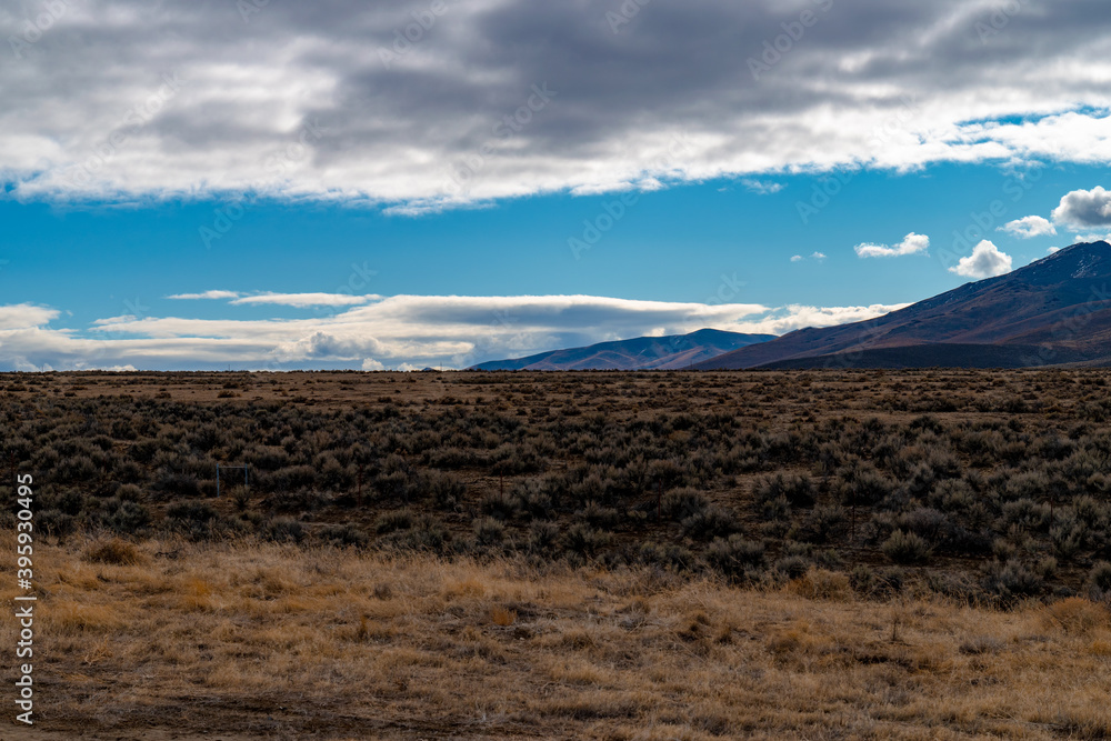 USA, NV, the 23 of November 2020, Nevada desert landscape. 