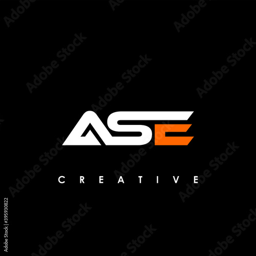 ASE Letter Initial Logo Design Template Vector Illustration