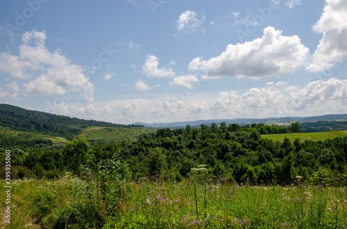 landscape with clouds