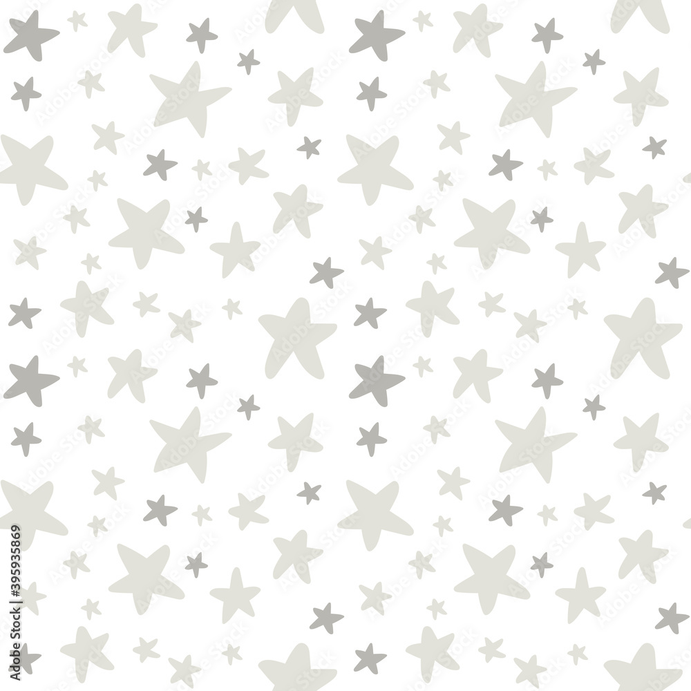 vector christmas baby paper, gray stars, seamless pattern vector christmas baby paper, gray stars, seamless pattern