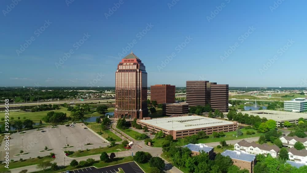 custom made wallpaper toronto digitalAerial Views of a Tall Corporate Office Building