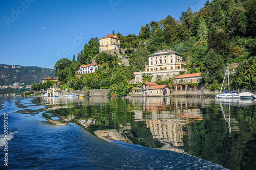 The old town of Orta San Giulio is located on the coast of Lake Lago d, Orta opposite the island of San Giulio. The medieval monastery on the island is the main Shrine and attraction of the town. 