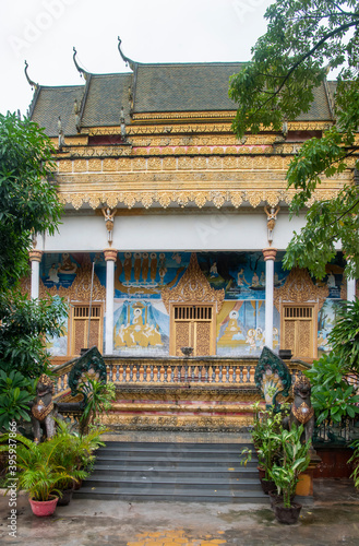 Temple in the city of Siem Reap, Cambodia-09.09.2019