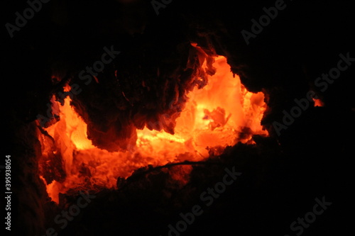 Incandescent fires in a long-burning boiler Gorenje