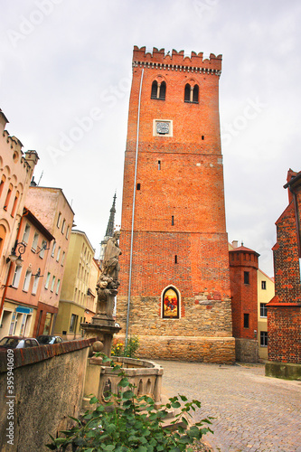 Krzywa Wieża w Ząbkowicach Śląskich.