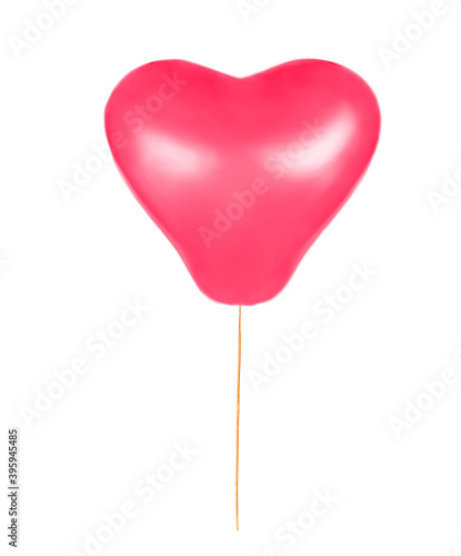 Valentines red Balloon stock photo