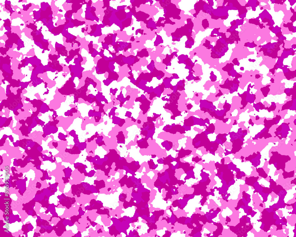 Pink and white camouflage texture. Illustration. Pink and white camouflage texture. Illustration.