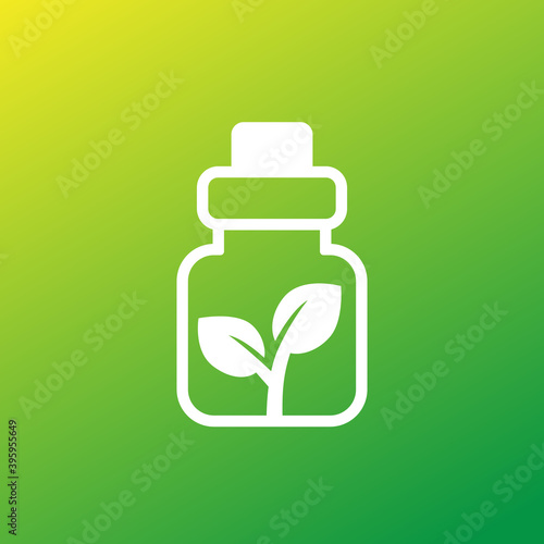 homeopathic medicine, homeopathy vector icon