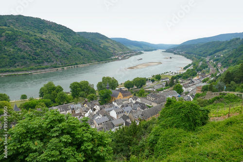 aerial view of Bacharach photo