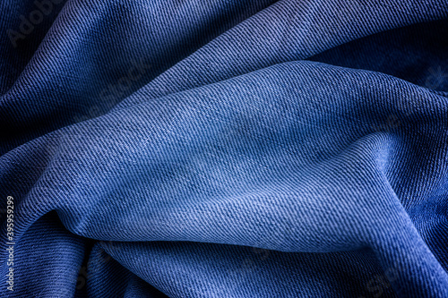 Blue denim texture background