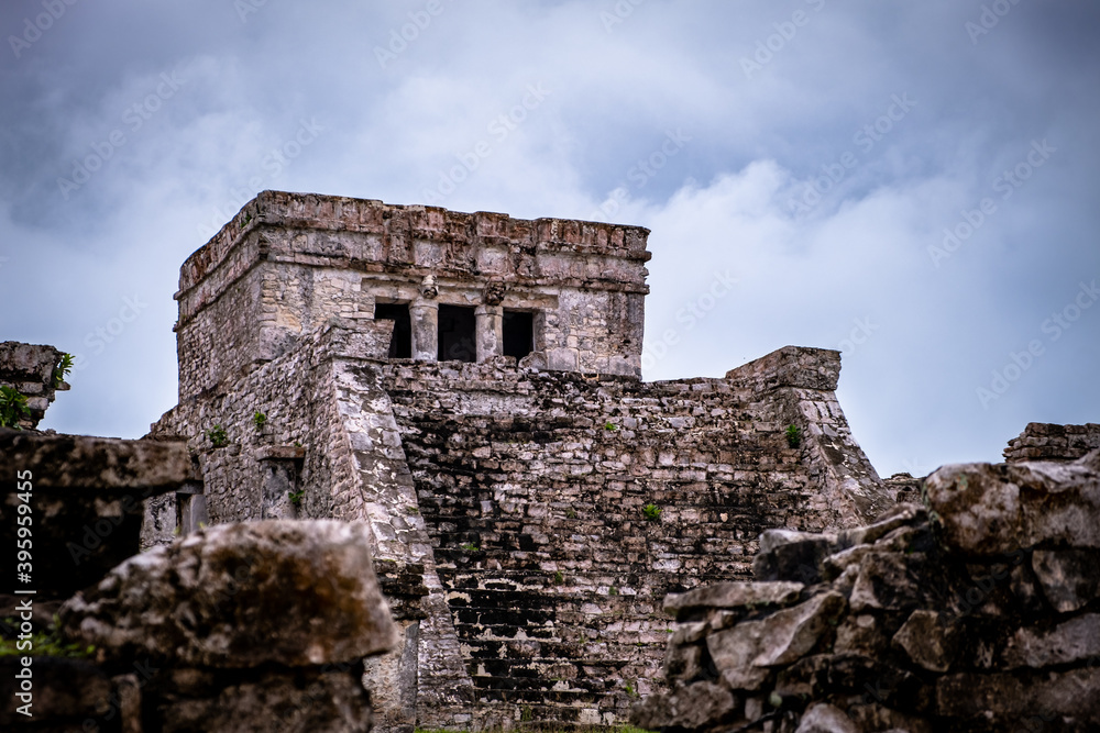 Ruins of Tulum on the Caribbean coast