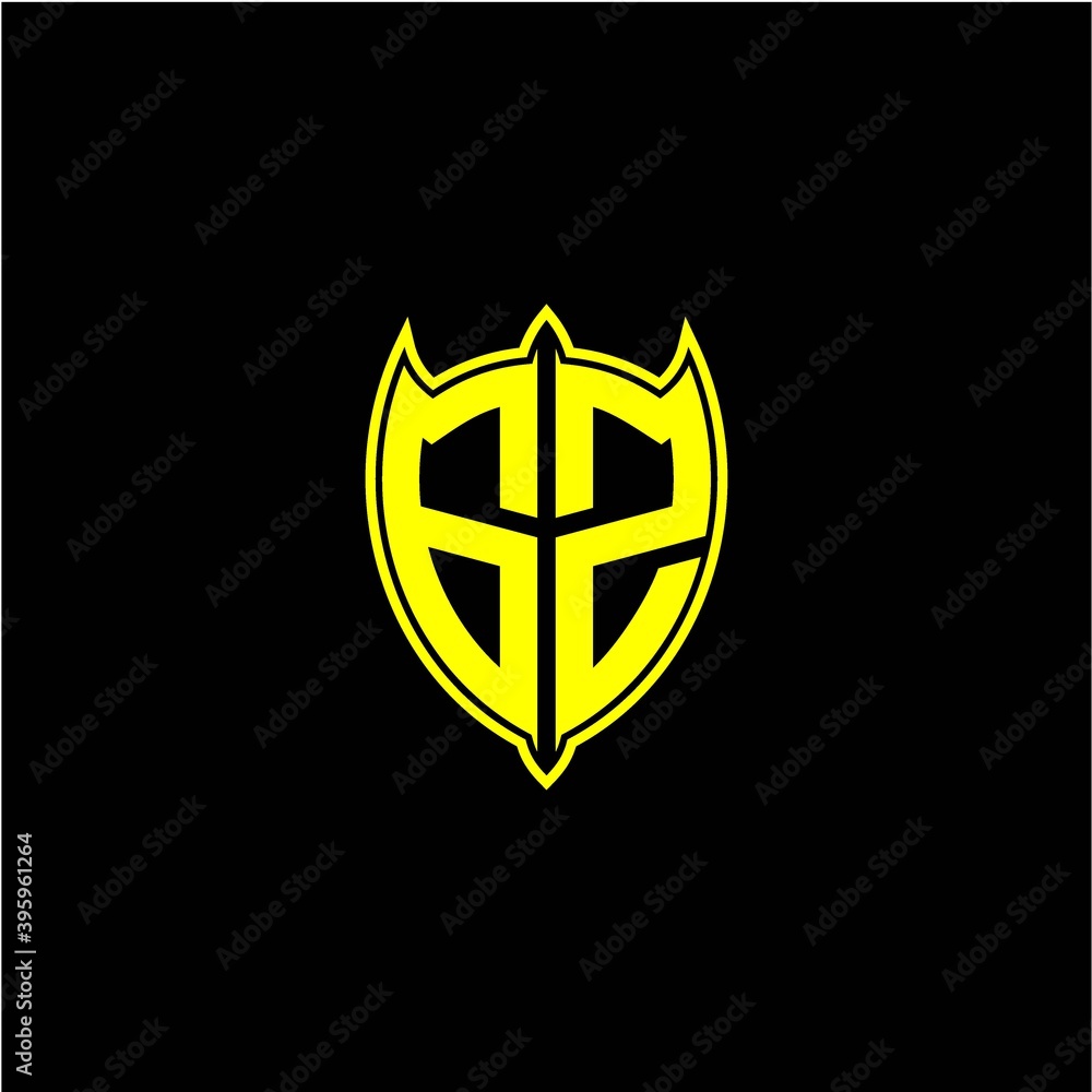 the initial letter of the shield logo G Z is yellow.