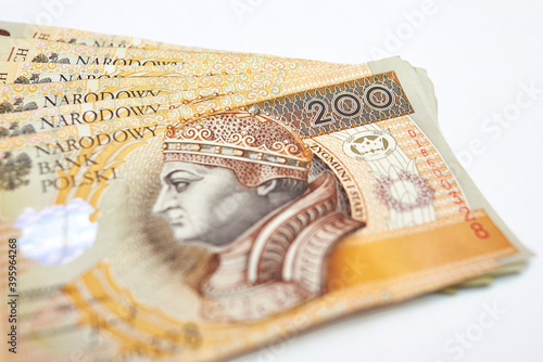 Polish money 200 zloty