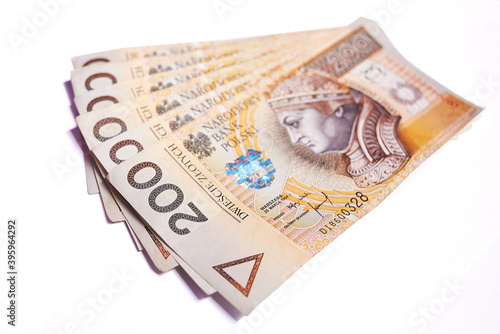 Polish currency 200 zloty