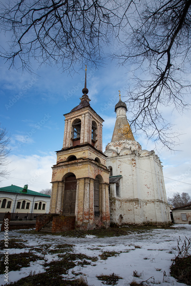 Metropolitan Peter Church in Pereslavl-Zalessky in winter